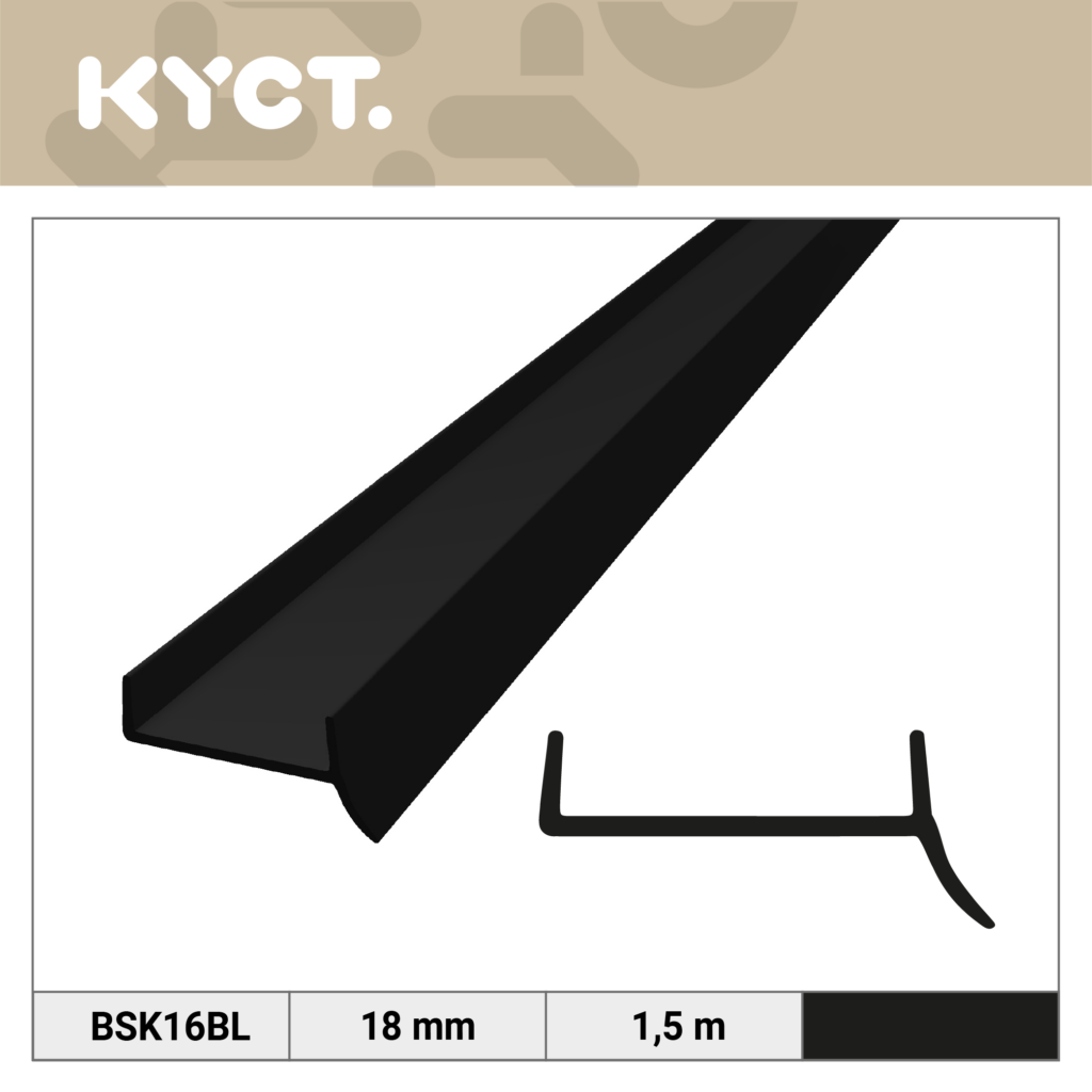 Soft skirting board Skirting board PVC bendable skirting End strips Worktop skirting Kitchen plinth Sealing profile