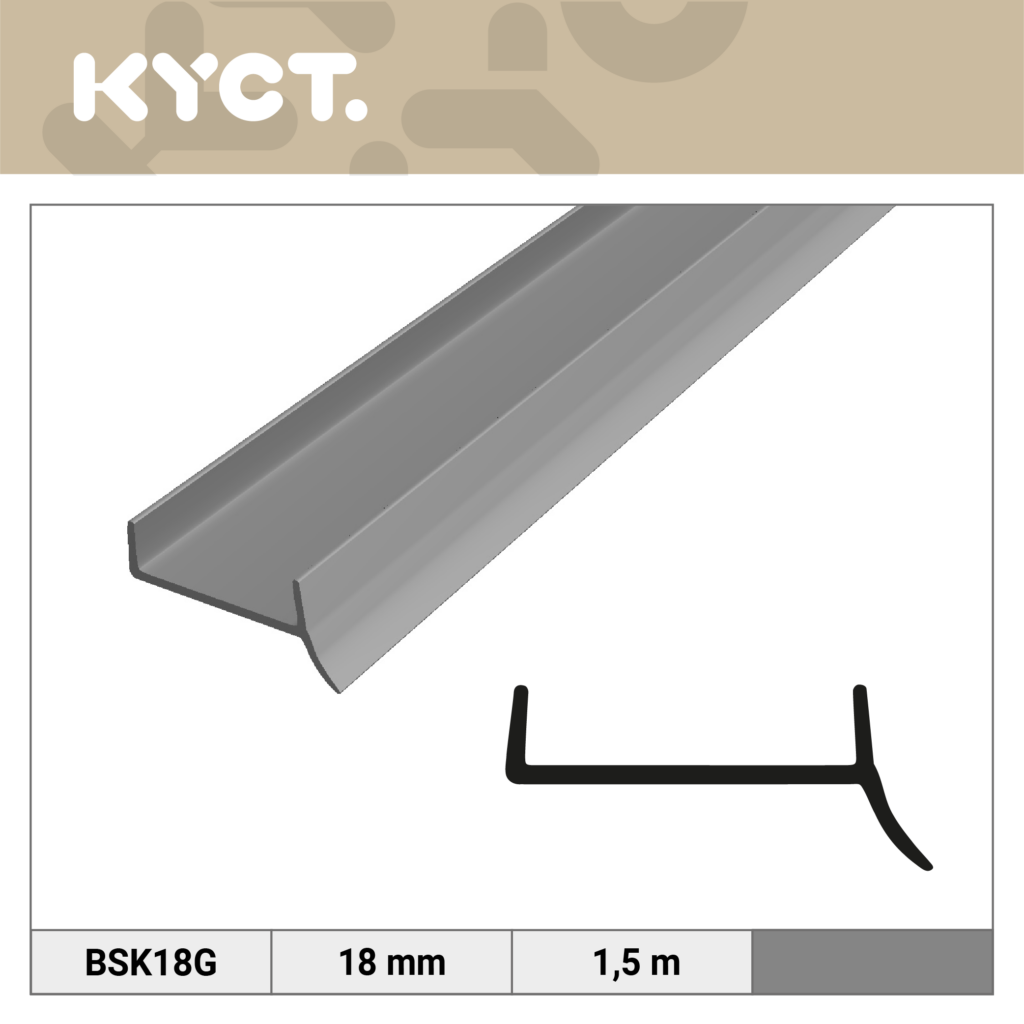 Soft skirting board Skirting board PVC bendable skirting End strips Worktop skirting Kitchen plinth Sealing profile